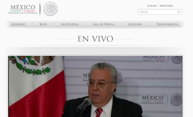 republic of mexico presidential website