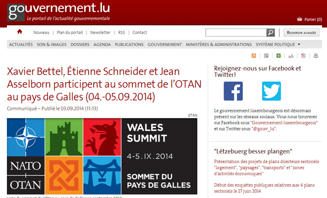 government of luxembourg website