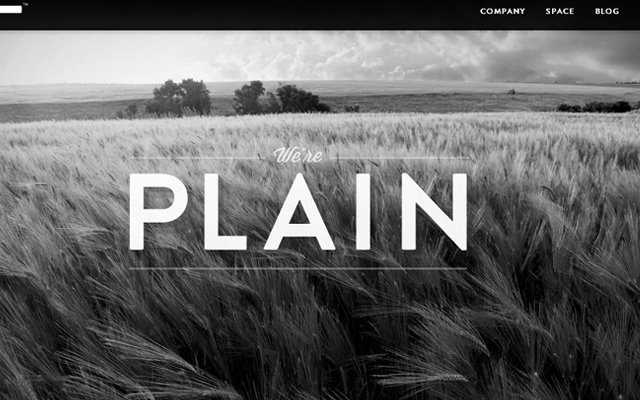 30 thiết kế web đầy tinh tế với hai màu xám & bạc made by plain simple design studio