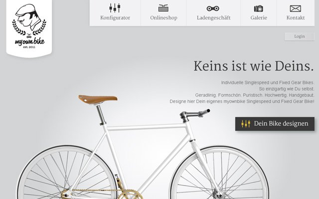 30 thiết kế web đầy tinh tế với hai màu xám & bạc imple grey german deutsch webshop layout
