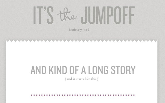 30 thiết kế web đầy tinh tế với hai màu xám & bạc its the jumpoff grey website layout