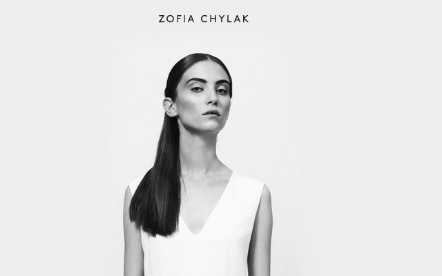 zofia chylak grey portfolio personal website layout