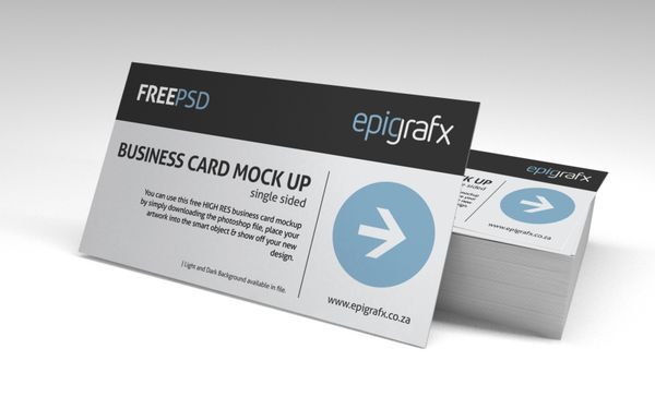 Free Photoshop Business Card Mockup