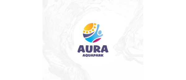  design aquapark sun logo 10 