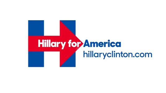 5 lần thiết kế lại logo tranh cử của Hillary Clinton 1