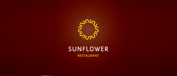  design sun flower logo idea 24 