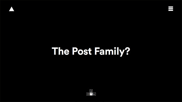 Khám phá nét đặc sắc của 25 thiết kế web siêu tối giản The Post Family