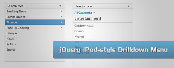 jQuery iPod-style_Drilldown_Menu cho thiet ke web