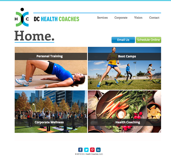 thiet ke web DC Health Coaches 