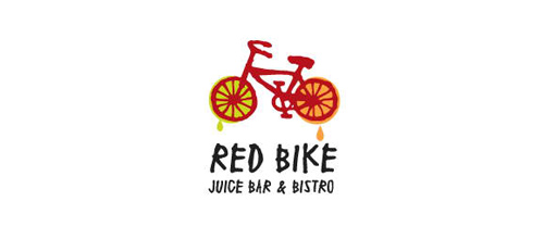 thiet ke logo xe dap Red Bike logo