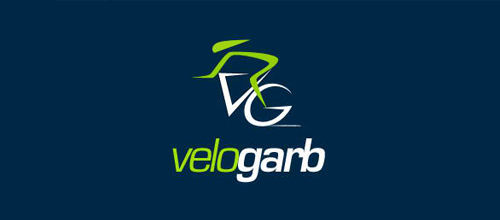 thiet ke logo xe dap VeloGarb logo