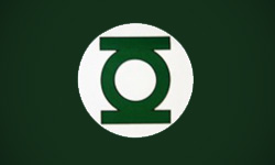 The Green Lantern Superhero thiet ke logo 