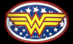 Wonder Woman Superhero thiet ke logo 