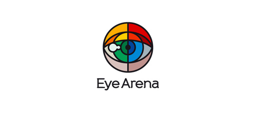 Eye Arena thiet ke logo
