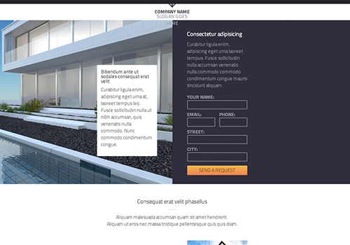 Tải miễn phí 20+ thiết kế website bất động sản xuất sắc nửa đầu 2015 Real Estate Responsive thiet ke website bat dong san