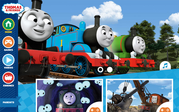Thomas & Friends thiet ke website dep