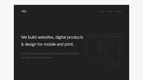 25 website truyền tải thành công dòng thông điệp rõ ràng & ngắn gọn Finely thiet ke website dep