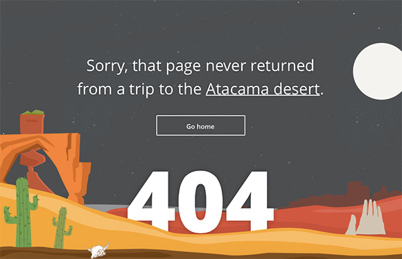 Sự sáng tạo trong cách thiết kế trang 404 Error qua 20 ví dụ 404 error thiet ke web sang tao