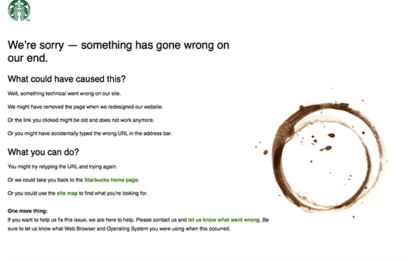 Sự sáng tạo trong cách thiết kế trang 404 Error qua 20 ví dụ 404 error thiet ke web sang tao