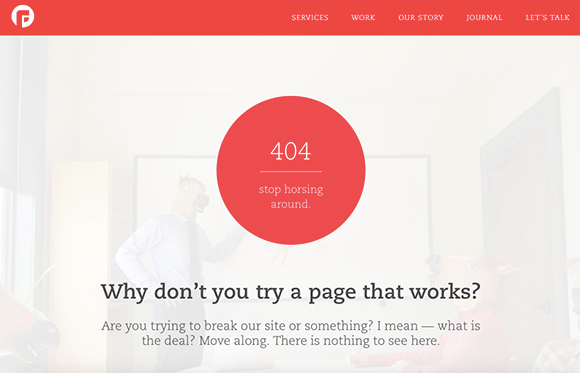 Sự sáng tạo trong cách thiết kế trang 404 Error qua 20 ví dụ 404 error thiet ke web sang tao
