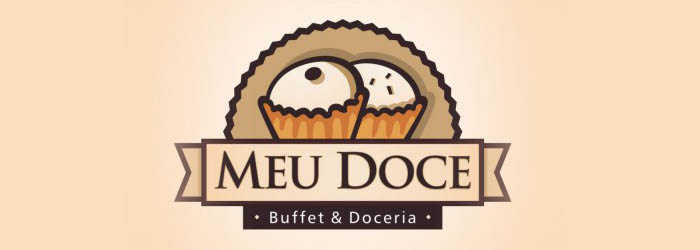 meudoce thiet ke logo illutration dep