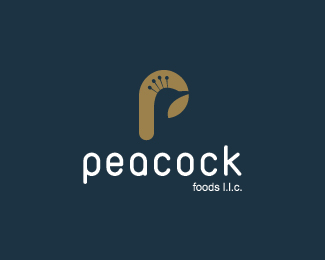 11. peacock thiet ke logo dep