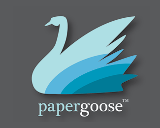 6. papergoose thiet ke logo dep