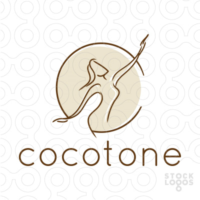35+ thiết kế logo phác họa duyên dáng chân dung phái đẹp Cocotone thiet ke logo dep