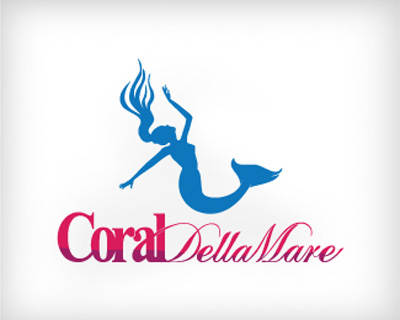 35+ thiết kế logo phác họa duyên dáng chân dung phái đẹp Coral DellaMare thiet ke logo dep