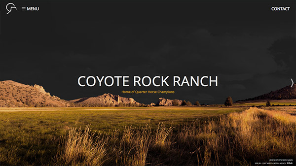 Tổng hợp thiết kế web sử dụng ảnh phong cảnh tuyệt đẹp Coyote Rock Ranch thiet ke website dep