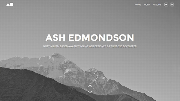Tổng hợp thiết kế web sử dụng ảnh phong cảnh tuyệt đẹp Ash Edmondson thiet ke website dep