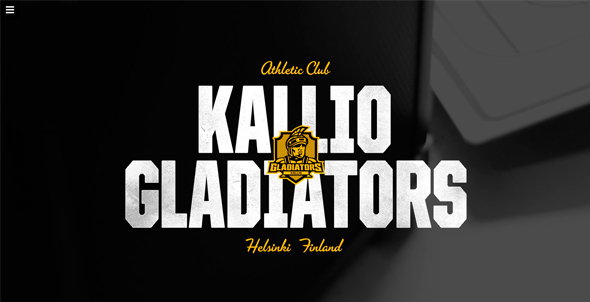 Kallio-Gladiators thiet ke website phang