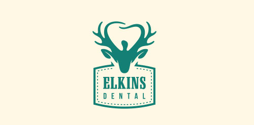 Elkins Dental thiet ke logo chuyen nghiep