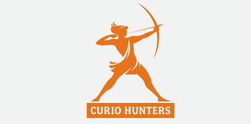 Curio Hunters thiet ke logo chuyen nghiep