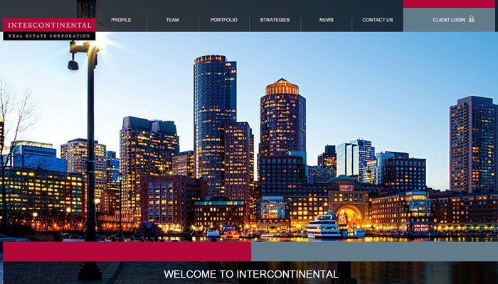 intercontinental real estate corp thiet ke website bat dong san