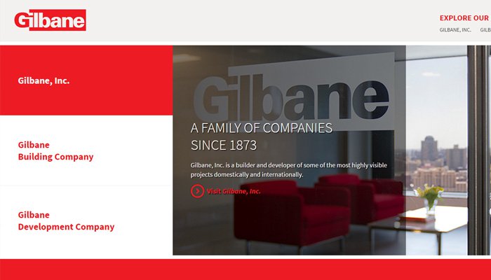 gilbane real estate company thiet ke website bat dong san