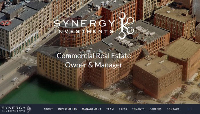 synergy investments real estate thiet ke website bat dong san