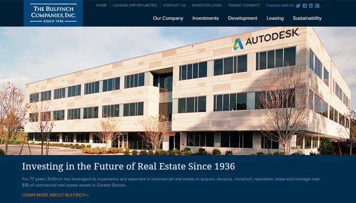Bộ sưu tập 32 website bất động sản hiện đại nhất định phải xem bulfinch company homes real estate