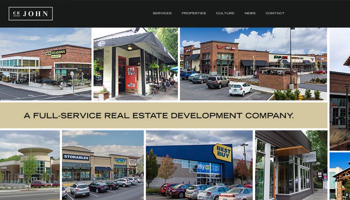 Bộ sưu tập 32 website bất động sản hiện đại nhất định phải xem ce john real estate development thiet ke website bat dong san