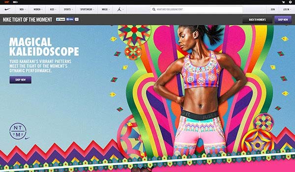 Sức quyến rũ của 45+ website thân thiện người dùng Nike Tights of the Moment by Mariola Bruszewska via Behance