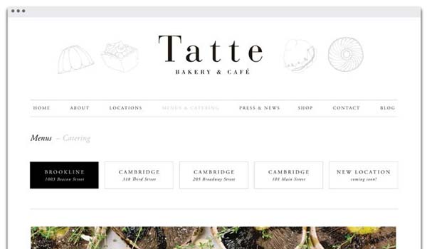 Sức quyến rũ của 45+ website thân thiện người dùng Tatte - Amanda Jane Jones thiet ke web dep