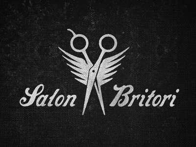 Salon Britori thiet ke logo dep