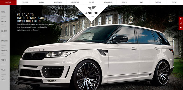 Range Rover Body Kits thiet ke website chuyen nghiep