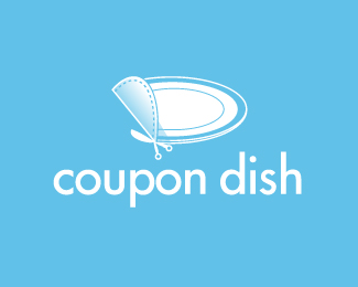 Coupon Dish thiet ke logo nha hang