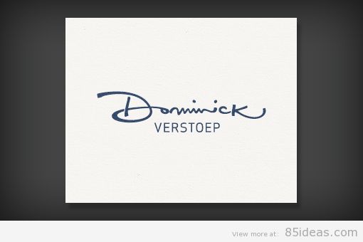 Dominick Verstoep thiet ke logo dep