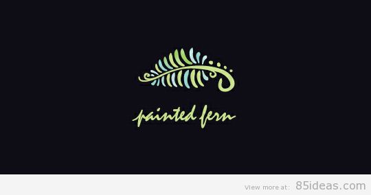 Painted Fern thiet ke logo dep