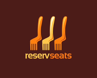 Reserve Seats thiet ke logo nha hang