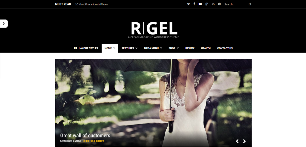 Rigel Editorial thiet ke website phim