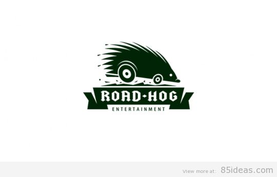 Road Hog thiet ke logo dep