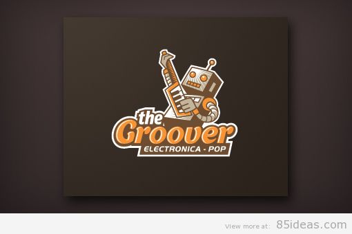 The Groover thiet ke logo dep